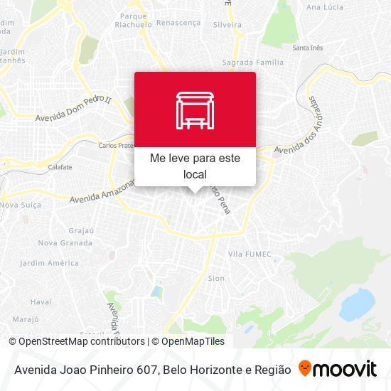 Avenida Joao Pinheiro 607 mapa