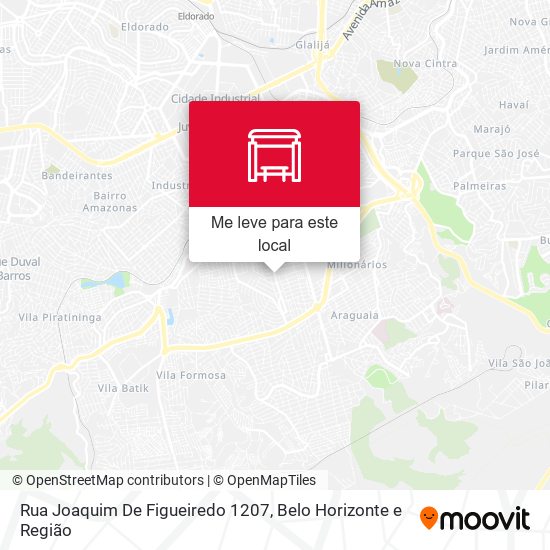 Rua Joaquim De Figueiredo 1207 mapa