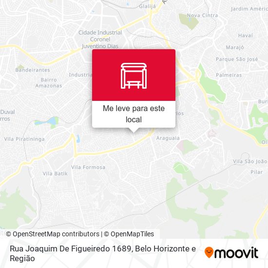 Rua Joaquim De Figueiredo 1689 mapa