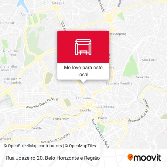 Rua Joazeiro 20 mapa
