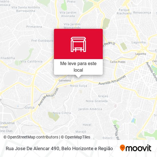 Rua Jose De Alencar 490 mapa