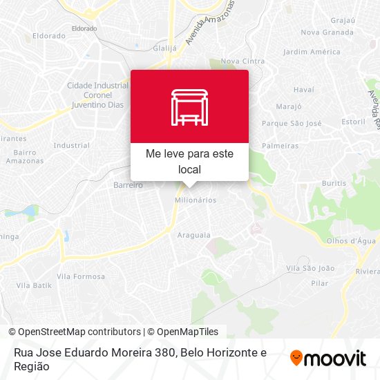 Rua Jose Eduardo Moreira 380 mapa