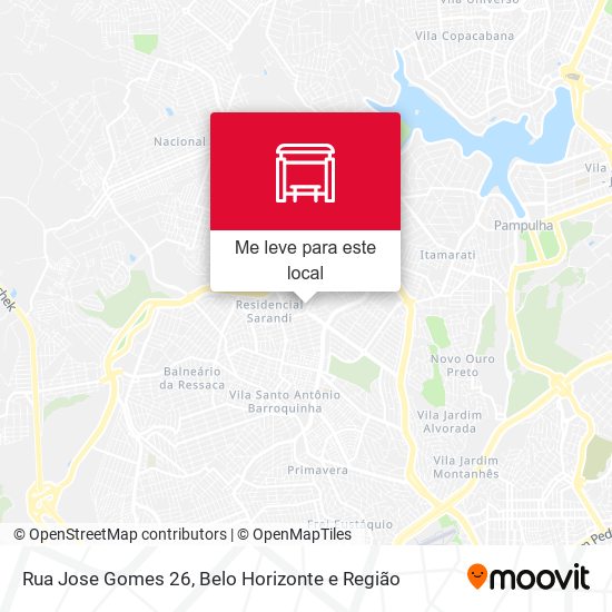 Rua Jose Gomes 26 mapa