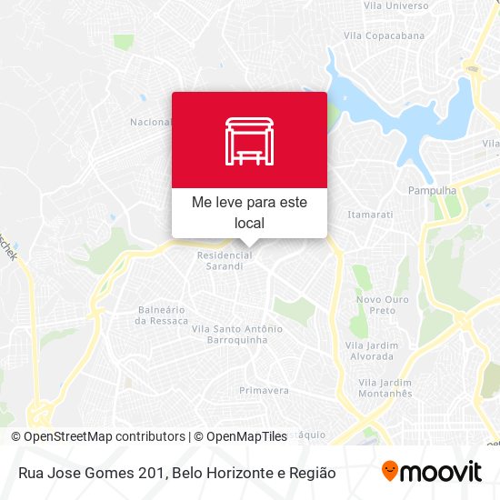 Rua Jose Gomes 201 mapa