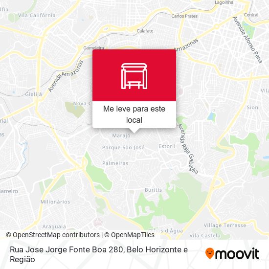 Rua Jose Jorge Fonte Boa 280 mapa