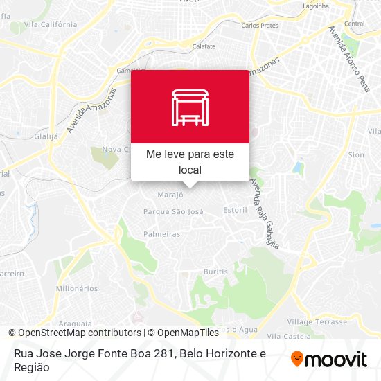 Rua Jose Jorge Fonte Boa 281 mapa