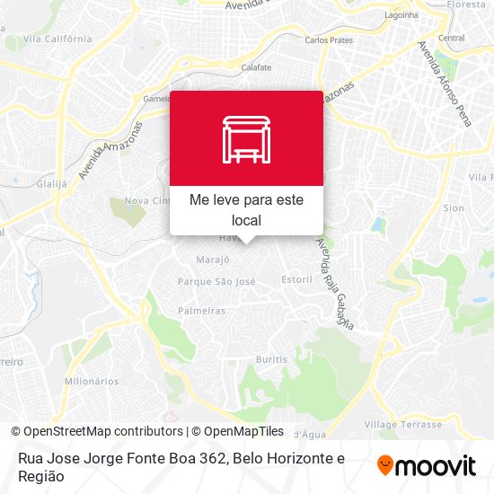 Rua Jose Jorge Fonte Boa 362 mapa