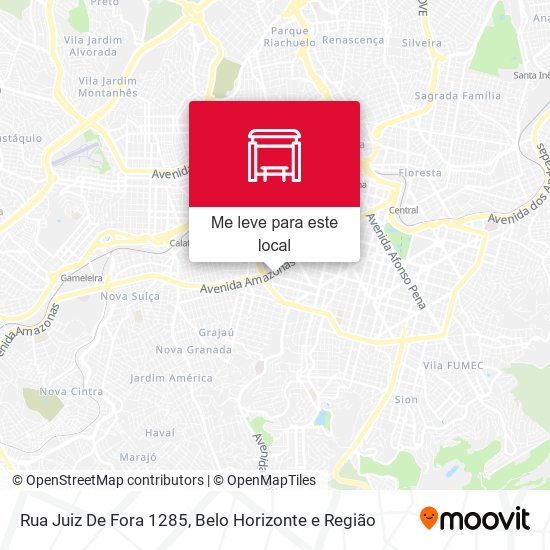 Rua Juiz De Fora 1285 mapa