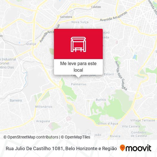Rua Julio De Castilho 1081 mapa