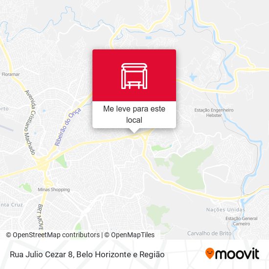 Rua Julio Cezar 8 mapa