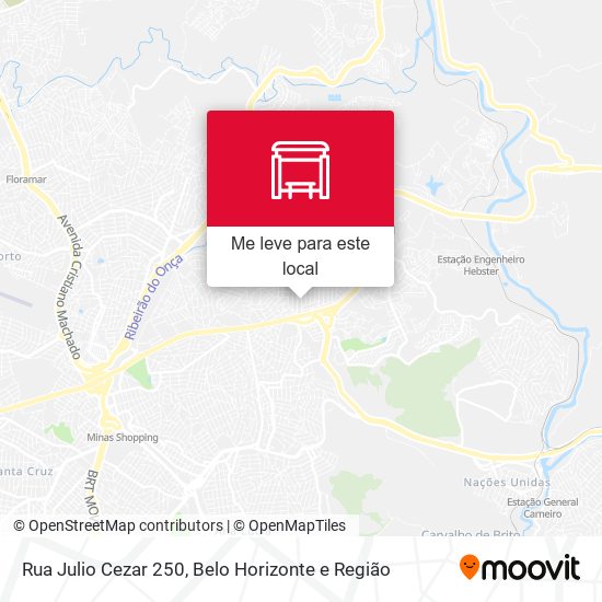 Rua Julio Cezar 250 mapa