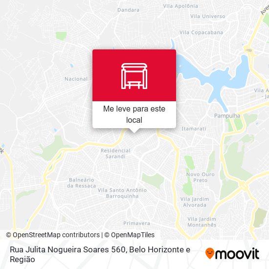 Rua Julita Nogueira Soares 560 mapa