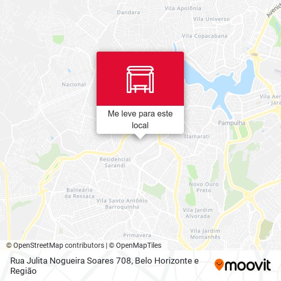 Rua Julita Nogueira Soares 708 mapa