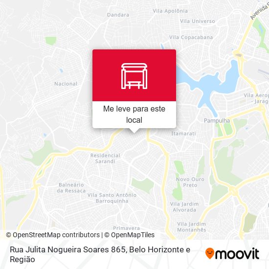 Rua Julita Nogueira Soares 865 mapa