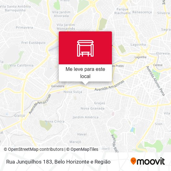 Rua Junquilhos 183 mapa