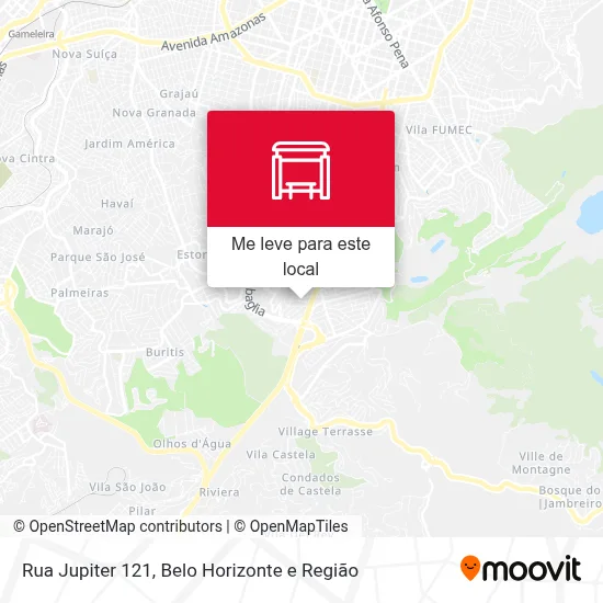 Rua Jupiter 121 mapa