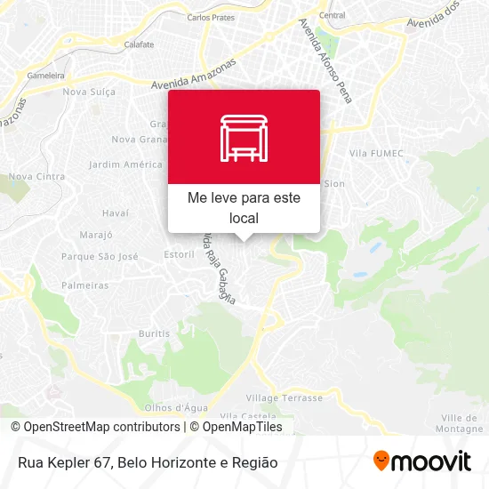 Rua Kepler 67 mapa