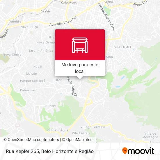 Rua Kepler 265 mapa
