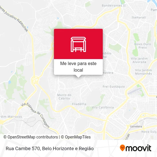 Rua Cambe 570 mapa