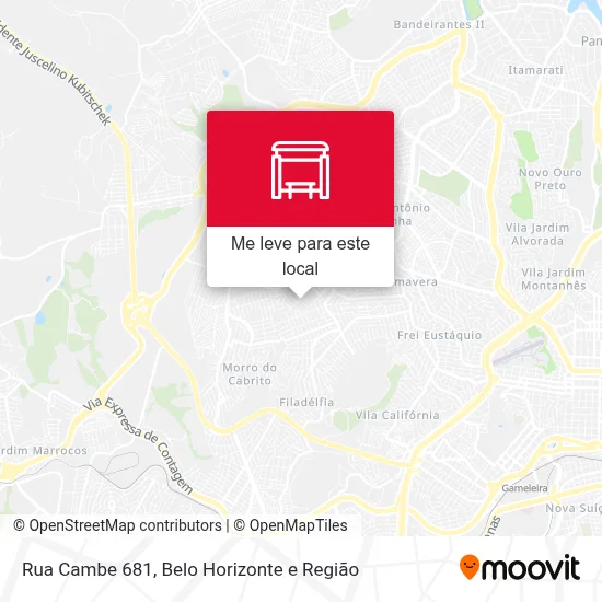 Rua Cambe 681 mapa