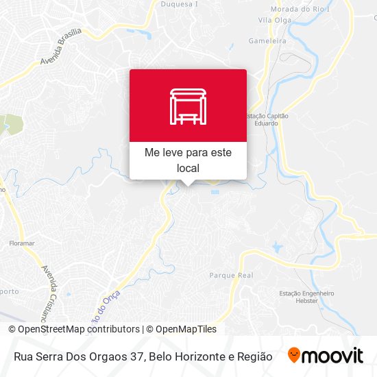 Rua Serra Dos Orgaos 37 mapa