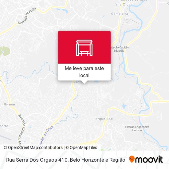 Rua Serra Dos Orgaos 410 mapa