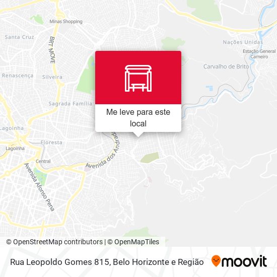 Rua Leopoldo Gomes 815 mapa
