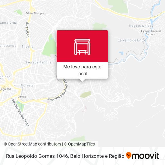 Rua Leopoldo Gomes 1046 mapa