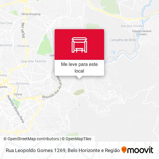 Rua Leopoldo Gomes 1269 mapa