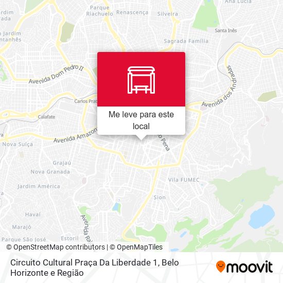 Circuito Cultural Praça Da Liberdade 1 mapa