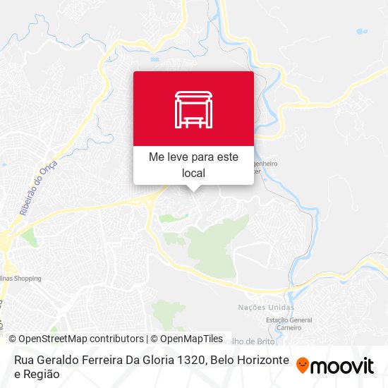 Rua Geraldo Ferreira Da Gloria 1320 mapa