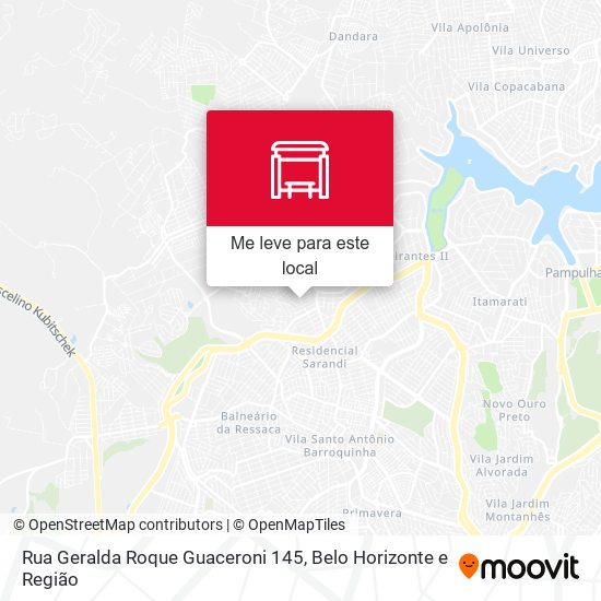 Rua Geralda Roque Guaceroni 145 mapa