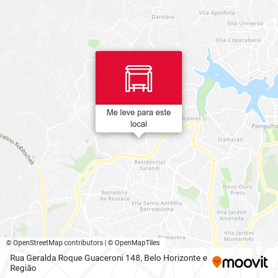 Rua Geralda Roque Guaceroni 148 mapa