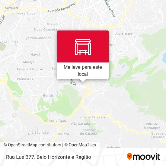 Rua Lua 377 mapa