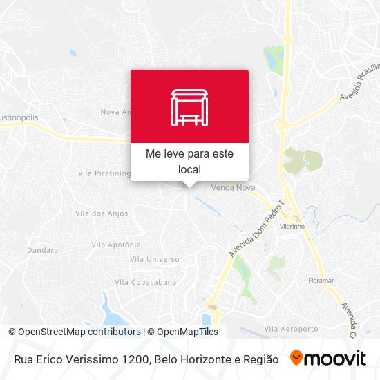 Rua Erico Verissimo 1200 mapa