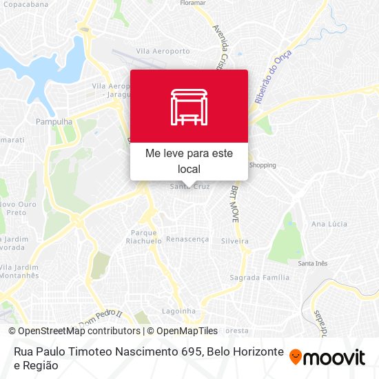 Rua Paulo Timoteo Nascimento 695 mapa