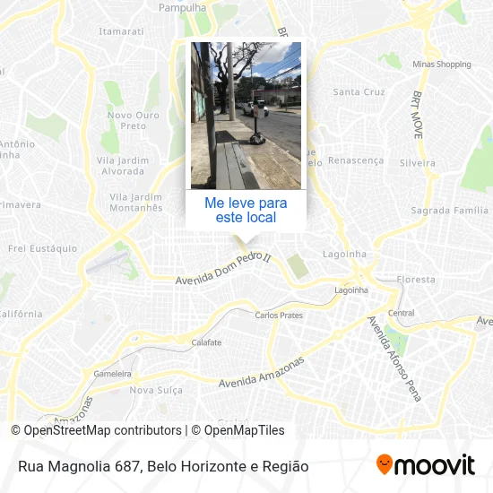 Rua Magnolia 687 mapa