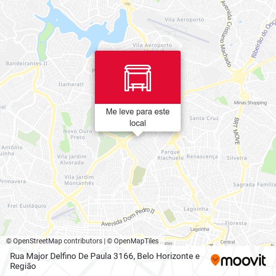 Rua Major Delfino De Paula 3166 mapa