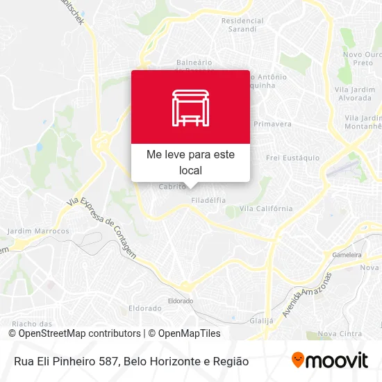 Rua Eli Pinheiro 587 mapa