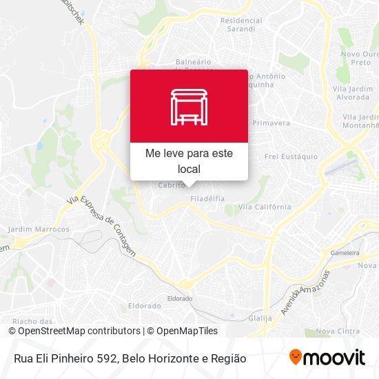 Rua Eli Pinheiro 592 mapa