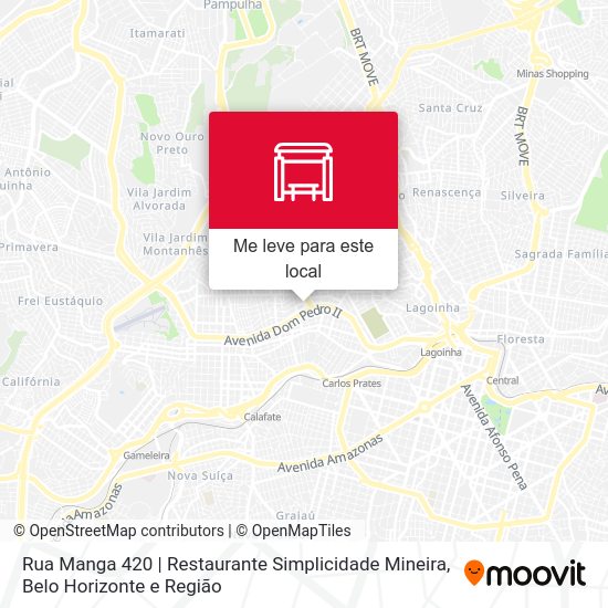 Rua Manga 420 | Restaurante Simplicidade Mineira mapa