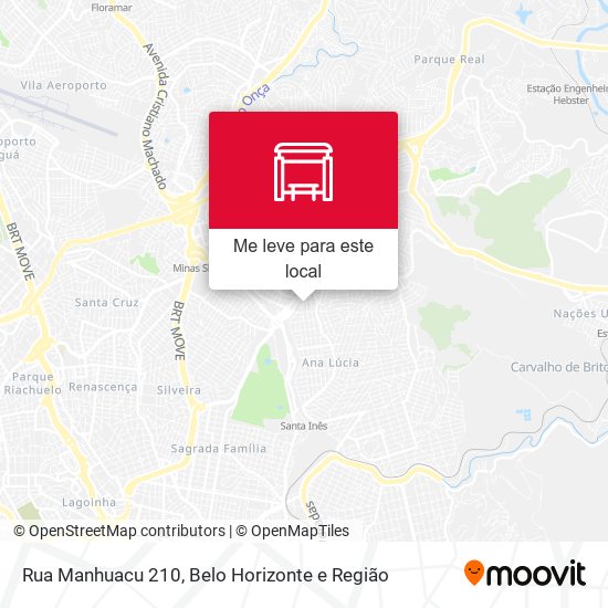 Rua Manhuacu 210 mapa