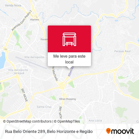 Rua Belo Oriente 289 mapa