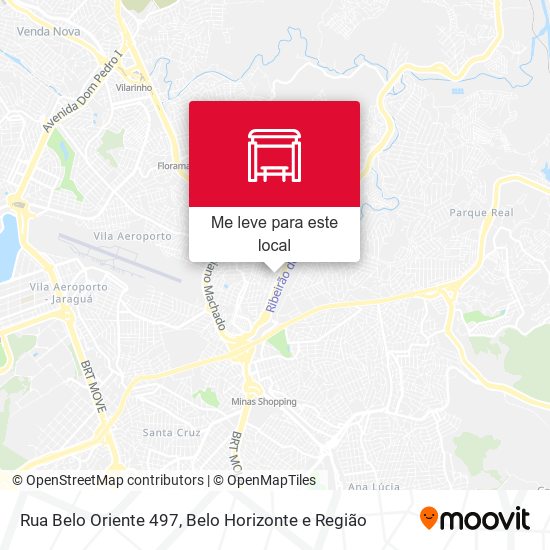 Rua Belo Oriente 497 mapa