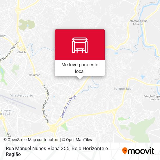 Rua Manuel Nunes Viana 255 mapa