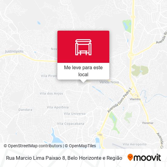 Rua Marcio Lima Paixao 8 mapa