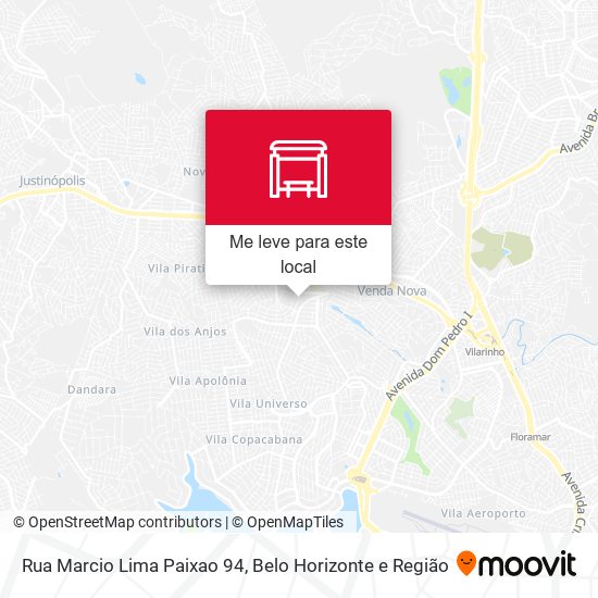 Rua Marcio Lima Paixao 94 mapa