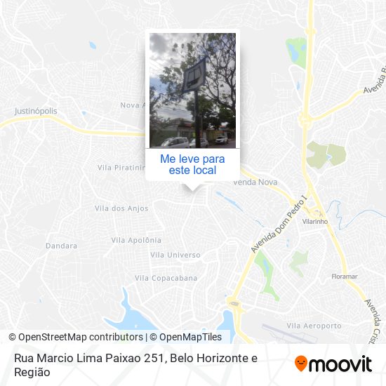 Rua Marcio Lima Paixao 251 mapa