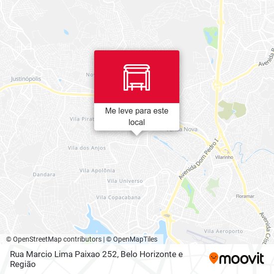 Rua Marcio Lima Paixao 252 mapa