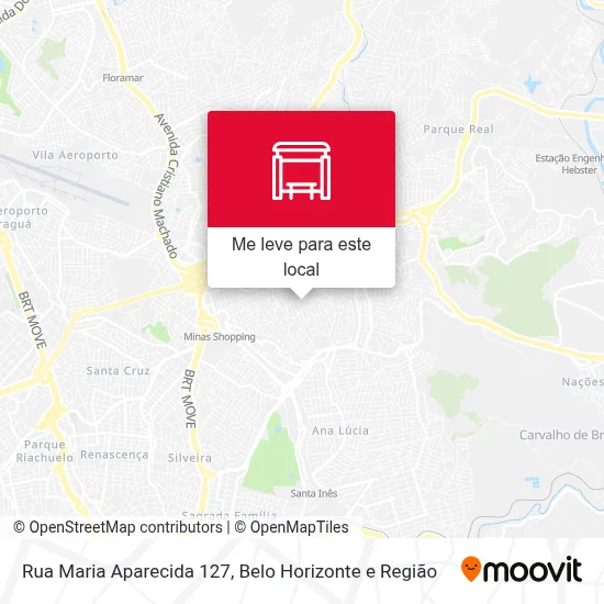Rua Maria Aparecida 127 mapa